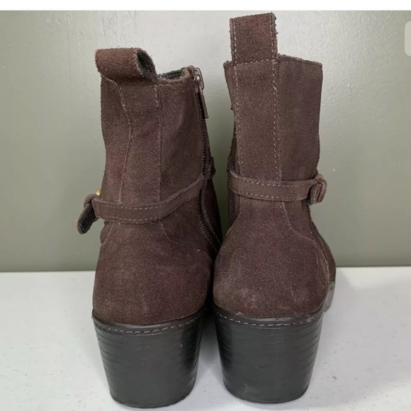 Lands end womens Suede ankle boots size 6.5B - Picture 3 of 8